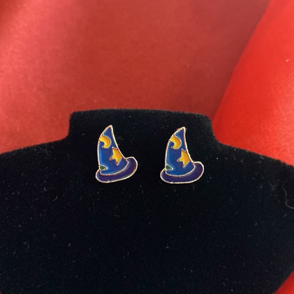 1 LEFT!🆕Halloween 🎃 🧙‍♂️ Wizard Hat Earrings